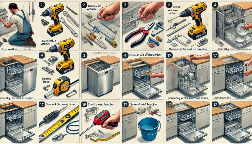 detailed step by step dishwasher installation guide